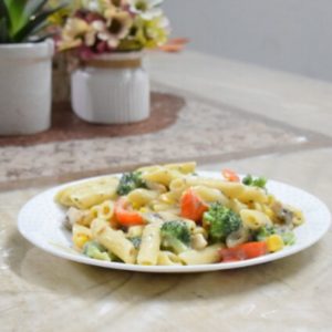 white sauce pasta