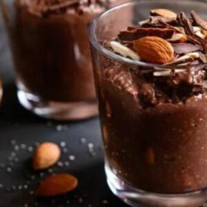 chocolate chia seed pudding sugarfree