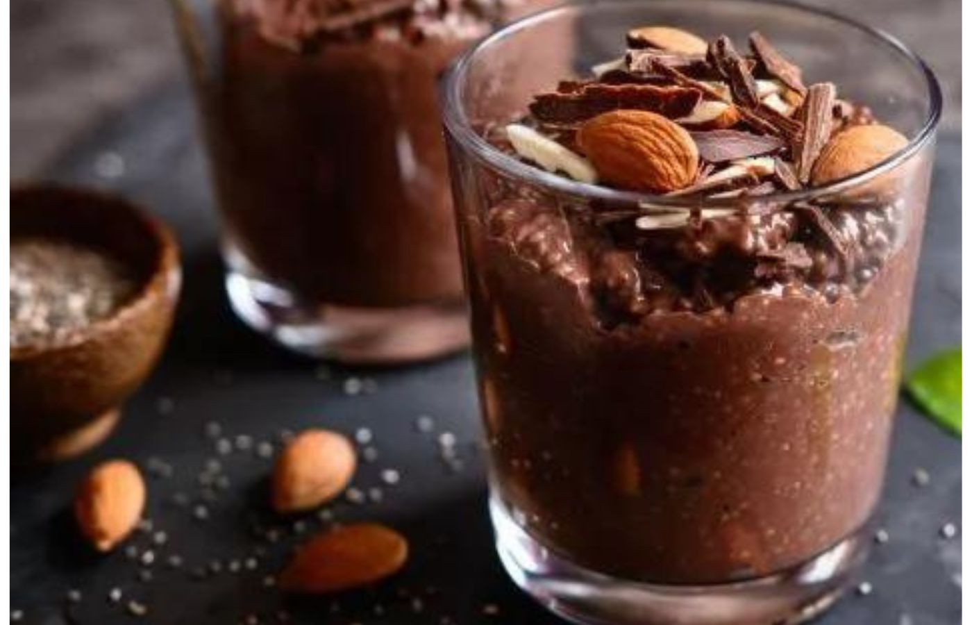 chocolate chia seed pudding sugarfree